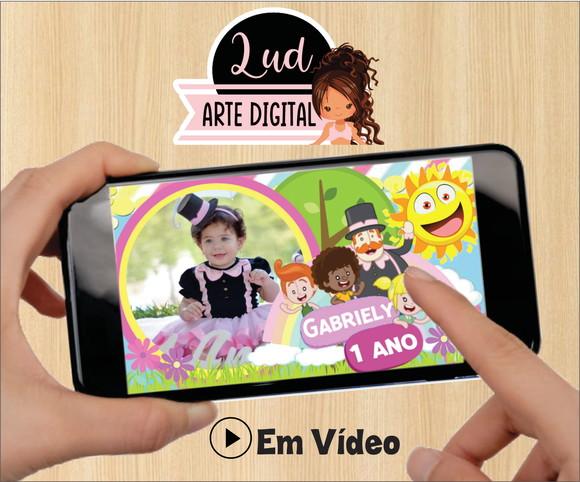 Convite Animado Mundo Bita Menina