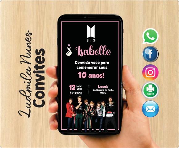 Convite Digital Bts