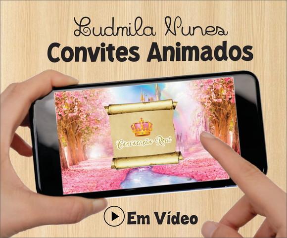 Convite Animado Realeza Pergaminho