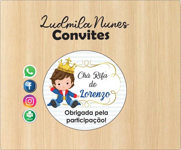 Tag de Agradecimento príncipe