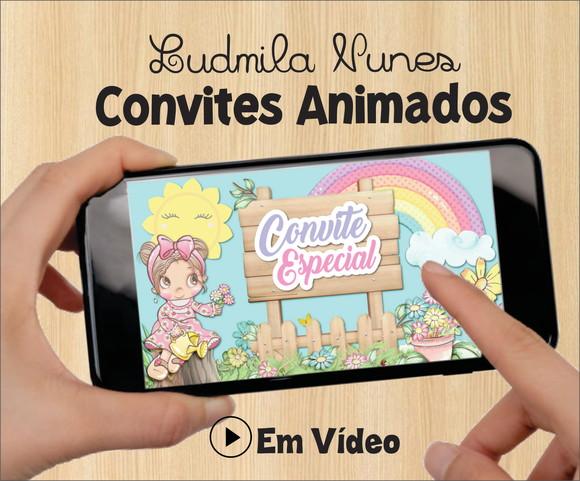 Convite Animado Jardim encantado