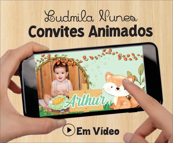 Convite Animado Bosque Encantado
