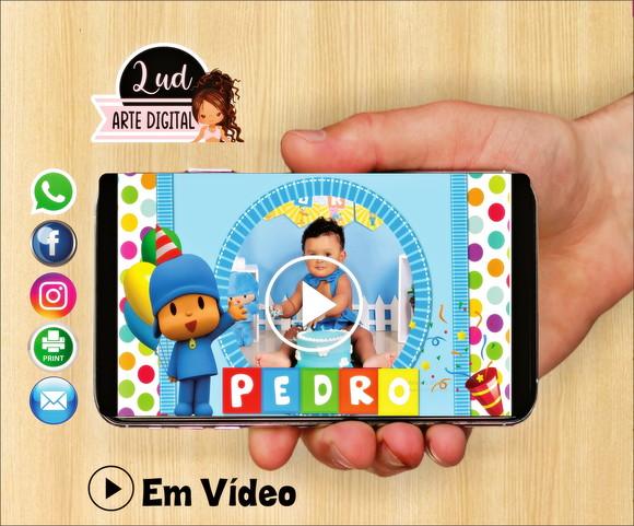 Convite Animado Pocoyo