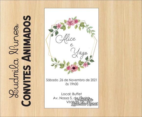 Convite Digital Casamento/noivado