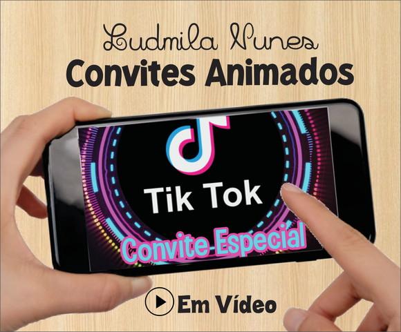 Convite Animado tiktok + convite digital