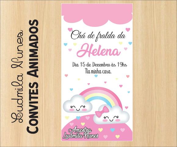 Convite Digital Chá Chuva de amor