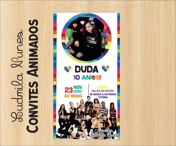 Convite Digital Com Foto Now United