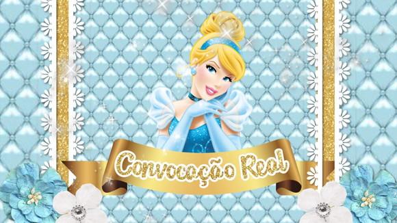 Convite Animado Cinderela