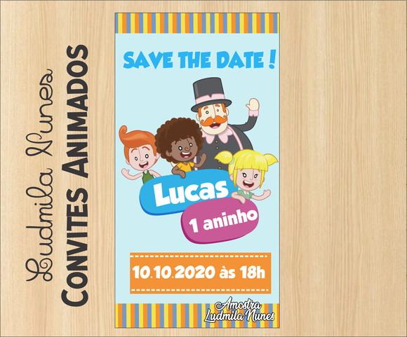 Convite Digital Mundo Bita SALVE THE DATE