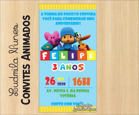 Convite Digital Pocoyo