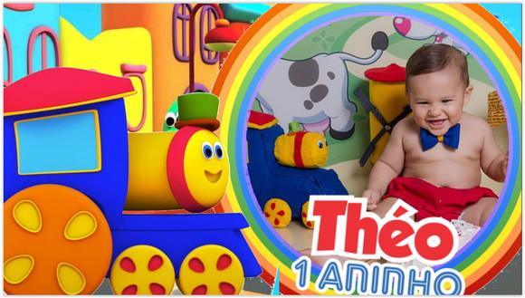 Convite Animado Bob o trem