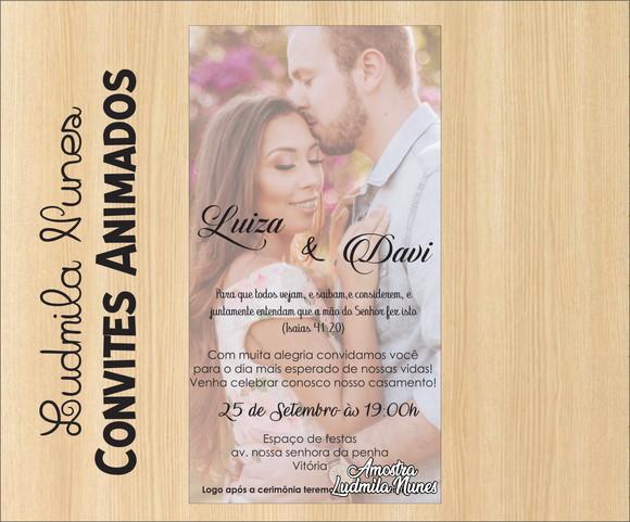 Convite Digital com foto Casamento 3