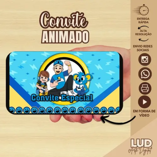 Convite Animado Brancoala