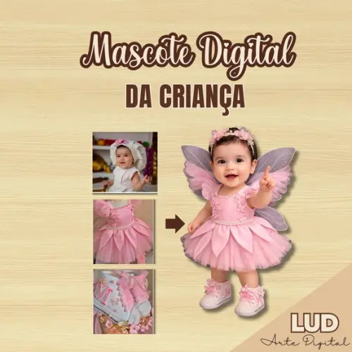 Mascote/ Mascatinho Digital Jardim das Borboletas