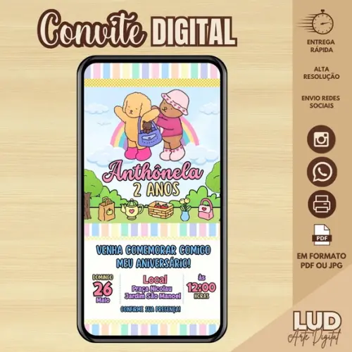 Convite Digital Bobbie Goods