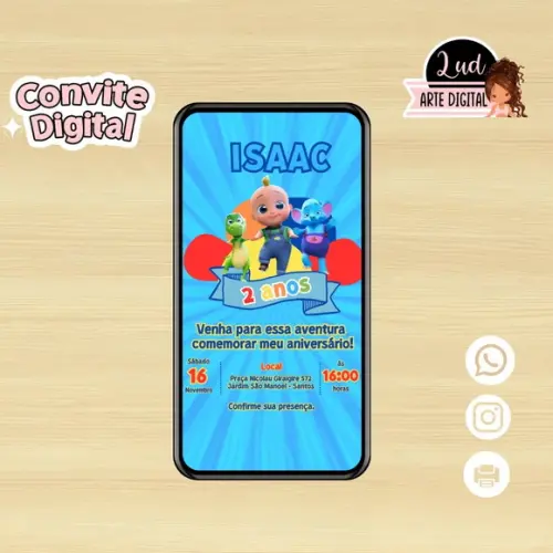 Convite Digital Zigalu