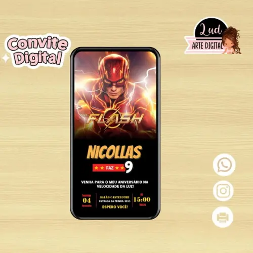 Convite Digital Flash