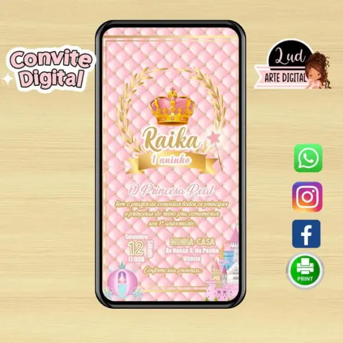 Convite Digital Realeza