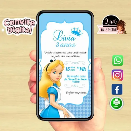 Convite Digital Alice