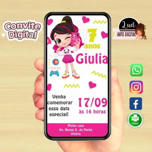 Convite Digital Luluca