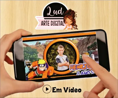 Convite Animado Naruto