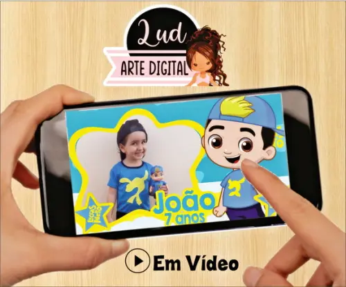 Convite Animado Luccas Neto