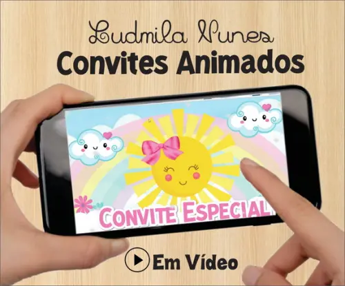 Convite Animado Raio de Sol