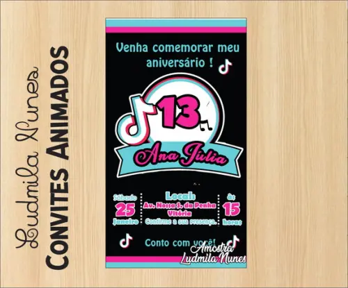 Convite Digital tiktok