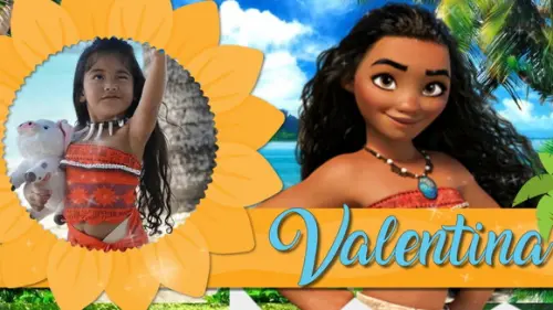 Convite Animado Moana