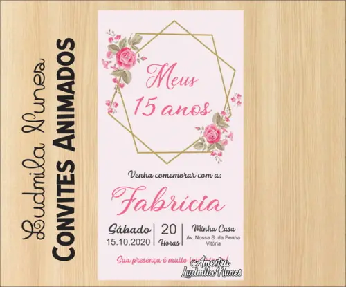 Convite Digital 15 anos