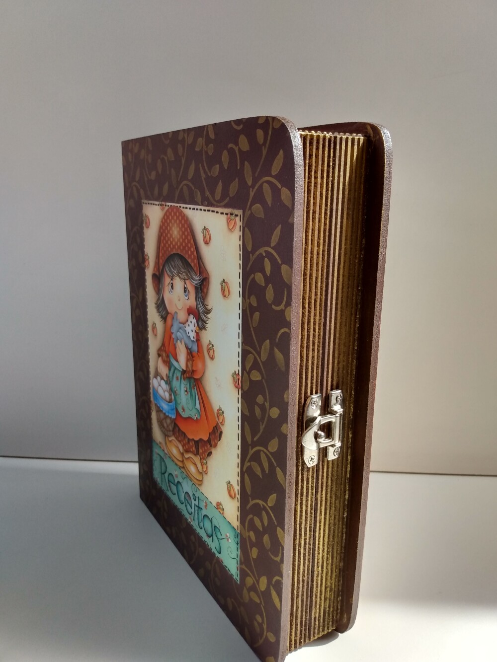 Caixa Livro de receitas - Menina