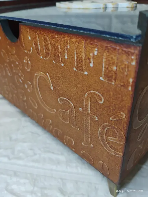 Caixa organizadora de cápsulas de café