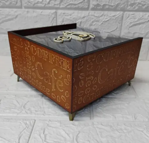 Caixa organizadora de cápsulas de café