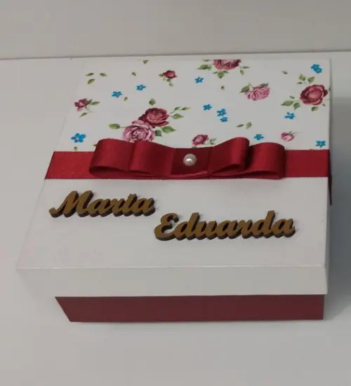 Caixa Convite Daminha e pajem mdf