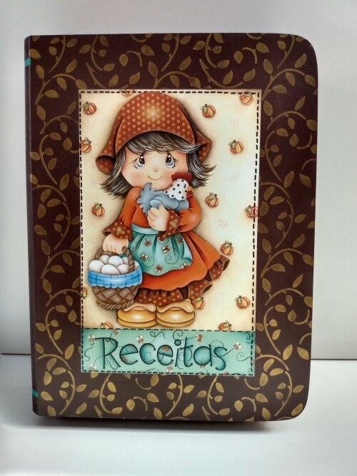 Caixa Livro de receitas - Menina