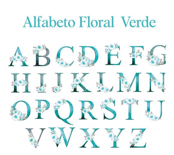 Alfabeto Verde Kit Digital 01