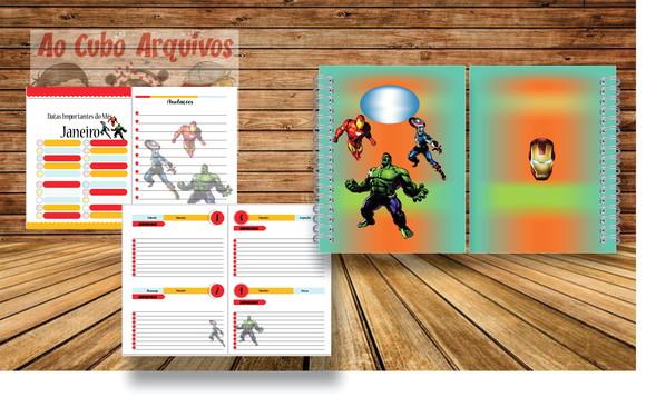 Volta às Aulas Vingadores Arquivo Digital