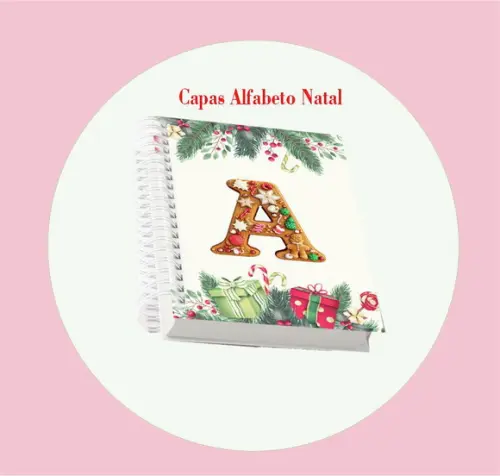 Coleção Capas Alfabeto Natal Arquivo Digital