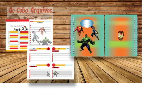 Volta às Aulas Vingadores Arquivo Digital