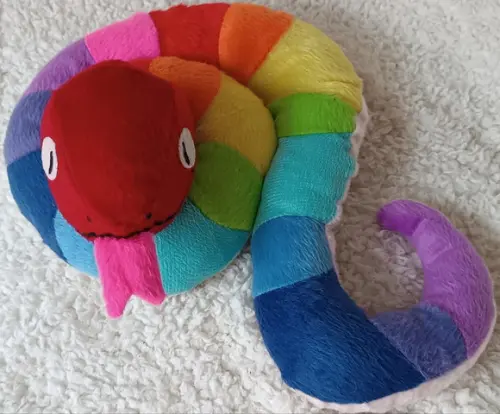 Serpente de Pelúcia Personalizável