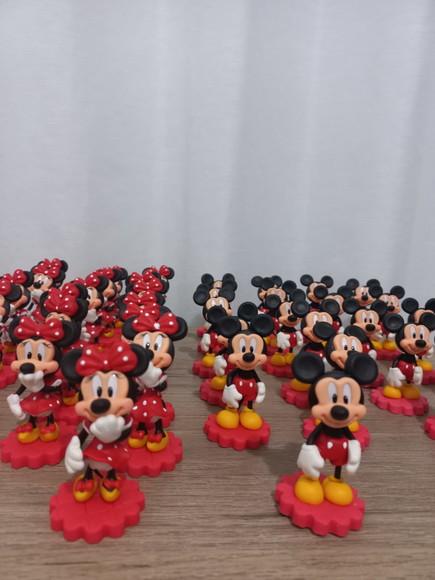 10 Unidades Aplique de Biscuit Minnie e Mickey
