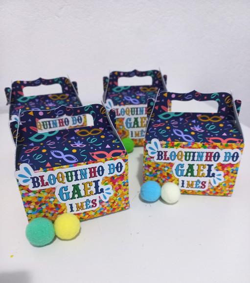 Kit Mesversário Bloquinho Carnaval Menino