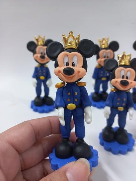 10 Apliques Mickey Realeza Biscuit
