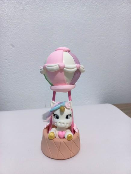 02 Unidades Balão em Biscuit com Unicornio