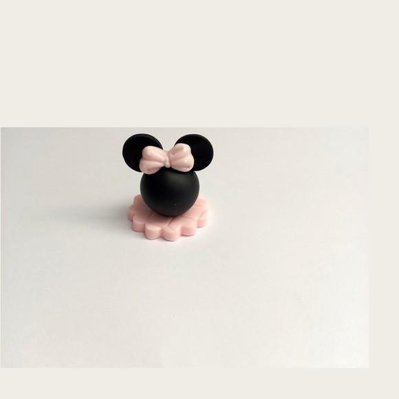 10 Aplique Cabeça Minnie em Biscuit