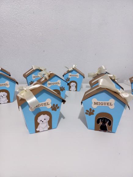 10 Unidades Caixinha Casinha de Cachorro