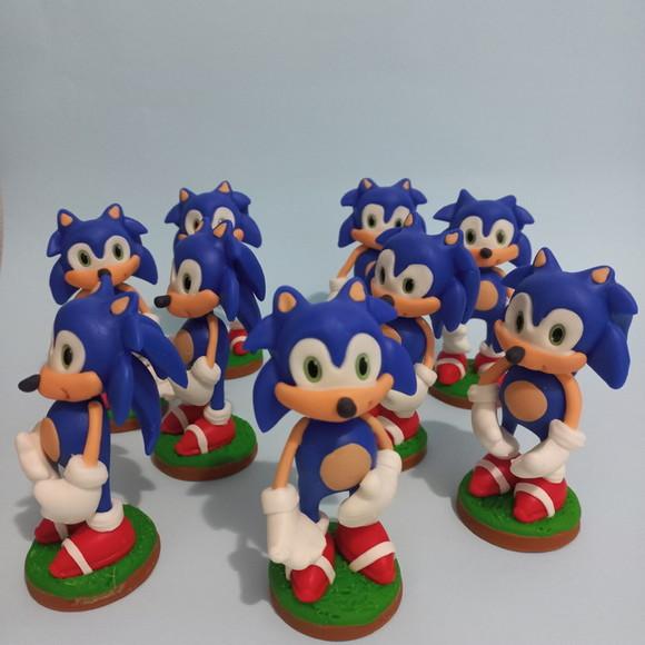 10 Apliques Sonic em Biscuit