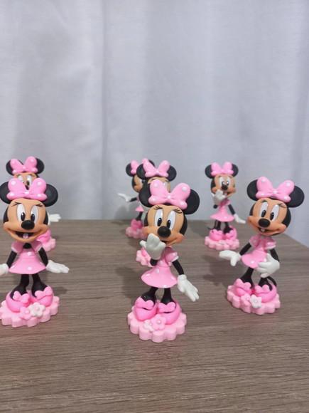 10 Aplique Minnie em Biscuit - P