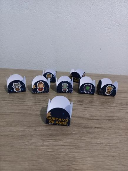 25 Unid Forminha para Docinhos Pers Guardiões Galáxia