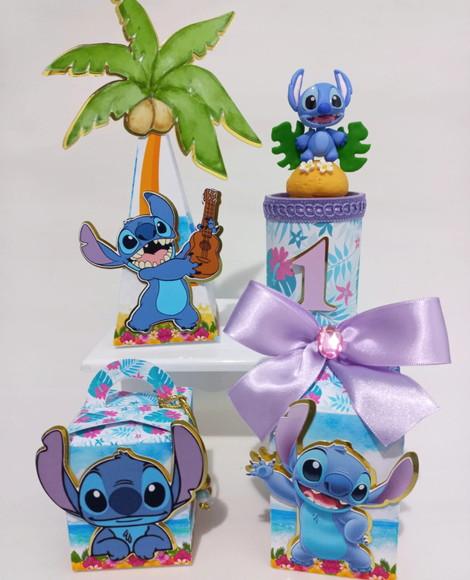 Kit com 10 Personalizados Stitch